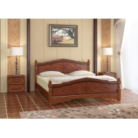 Кровать Карина-12 (орех) 160 см